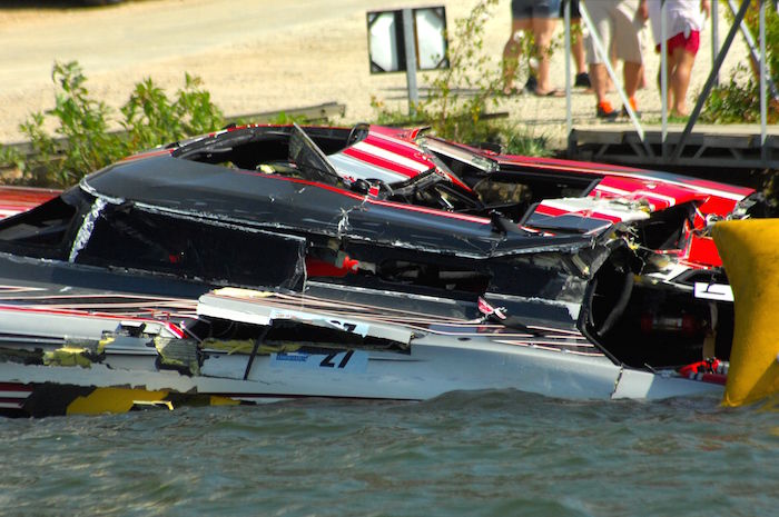 Extensive Cockpit Damage